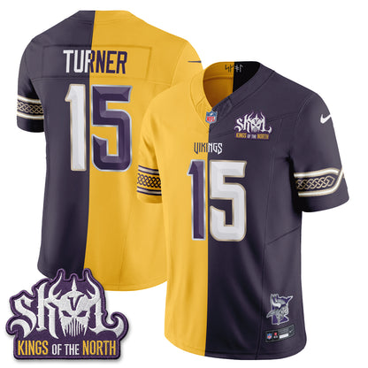 MIN 2026 Rivalries Split V2 Vapor Jersey - Stitched