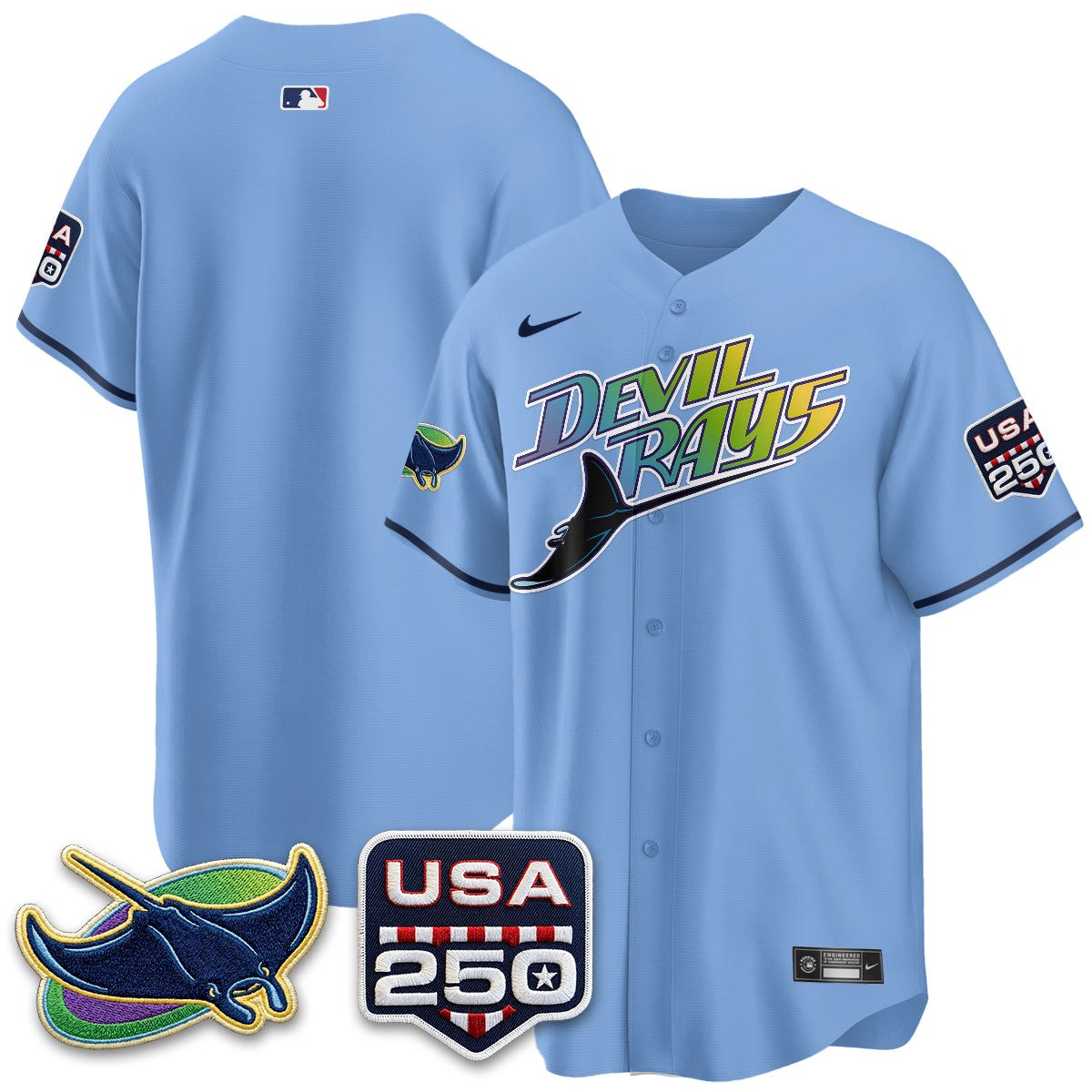 TB Independence Day USA 2026 City Connect Vapor Jersey - Stitched
