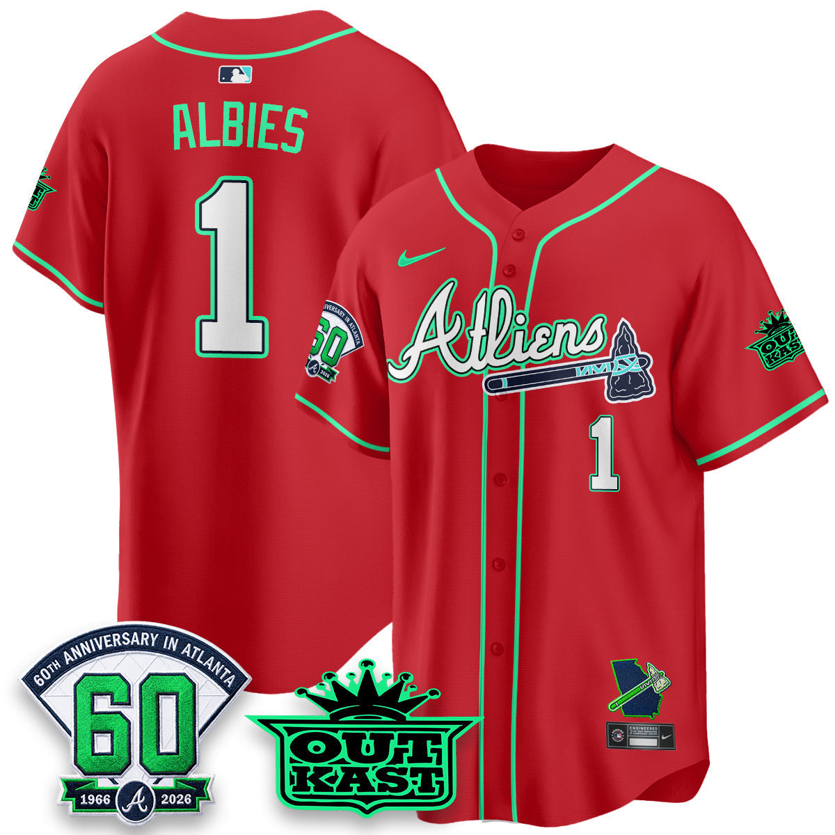 ATL x Atliens Cool Base Galaxy Version Jersey - Stitched-NQD