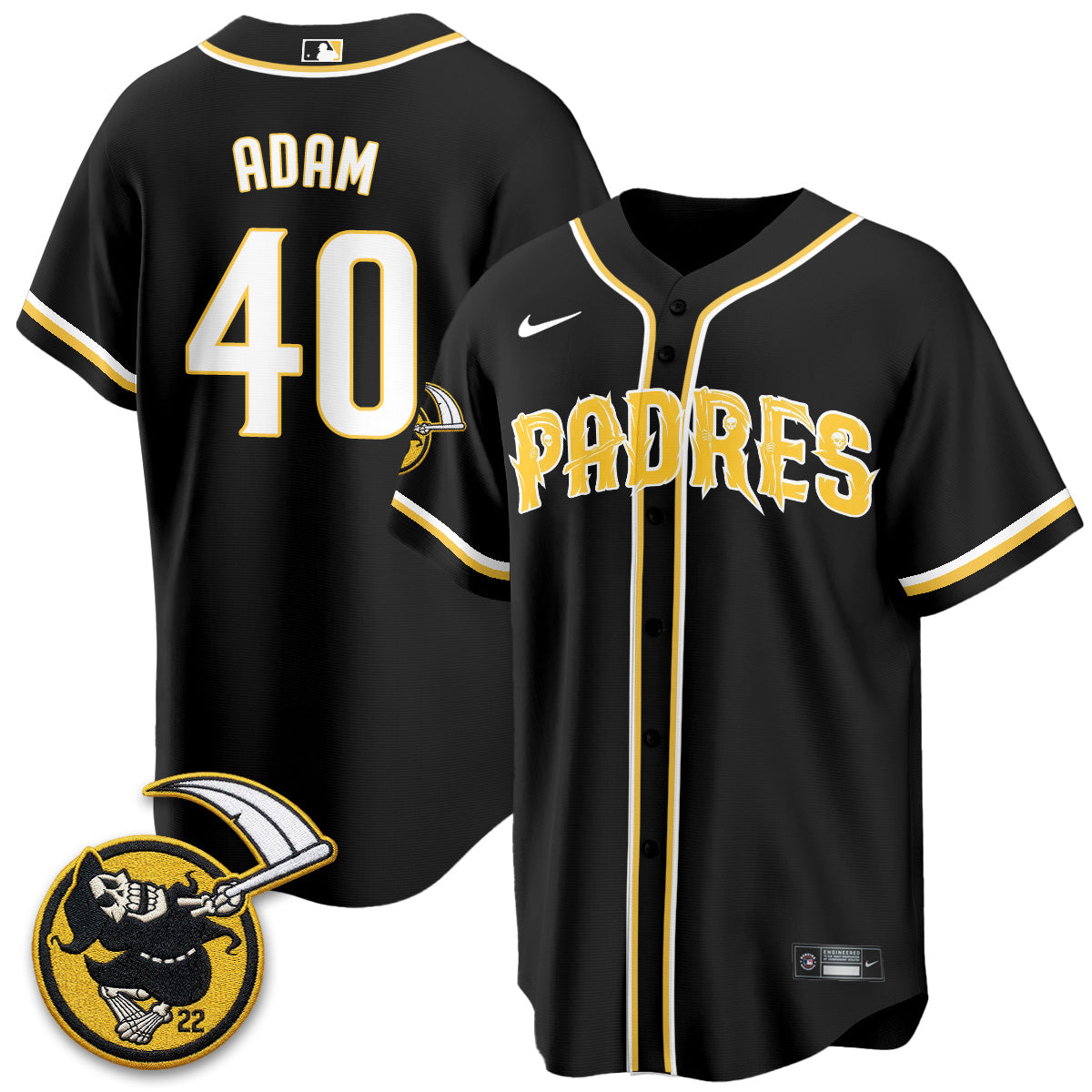 SD x Grim Reaper Vapor Jersey - Stitched