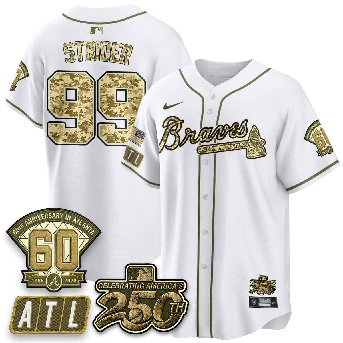 ATL Salute to Service 2026 Vapor Limited Jersey - Stitched
