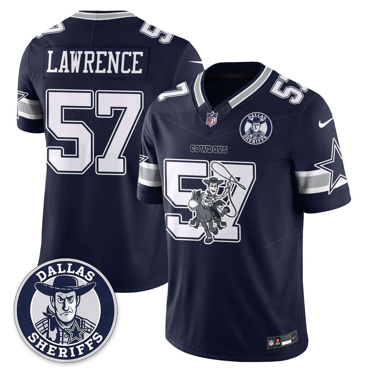 DAL x Toy Cowboy Edition Vapor Jersey - Stitched