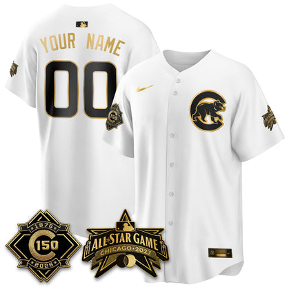 CHC 2027 All Star Game Gold Edition Vapor Custom Jersey - Stitched