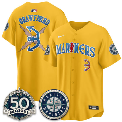 SEA x Japanese Cartoon Vapor Limited Jersey - Stitched