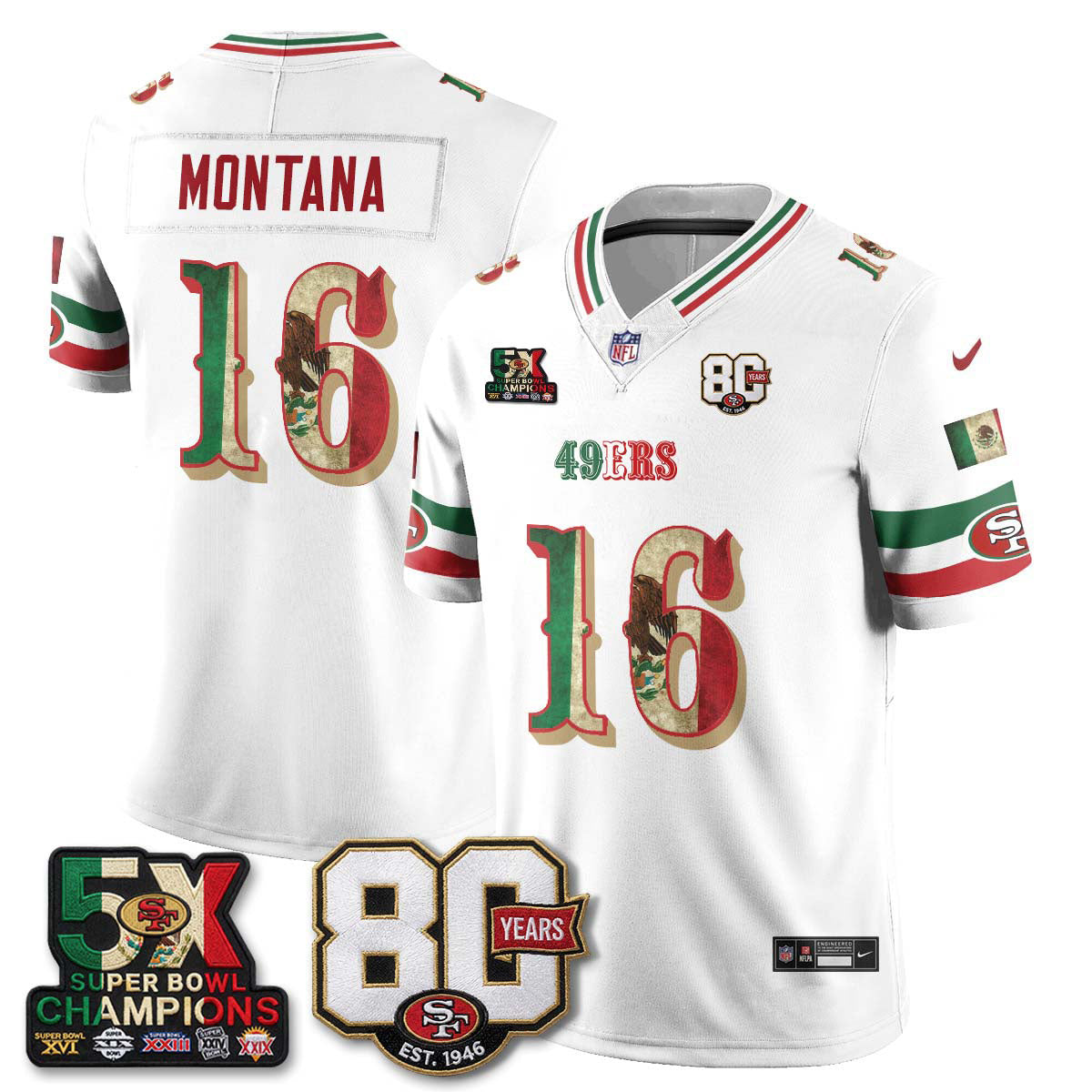 SF Mexican Edition Vapor Jersey - Stitched