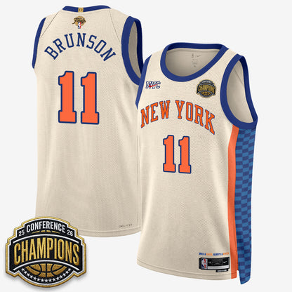 NYK 2026 NBA Finals City Edition Jersey V3- Stitched