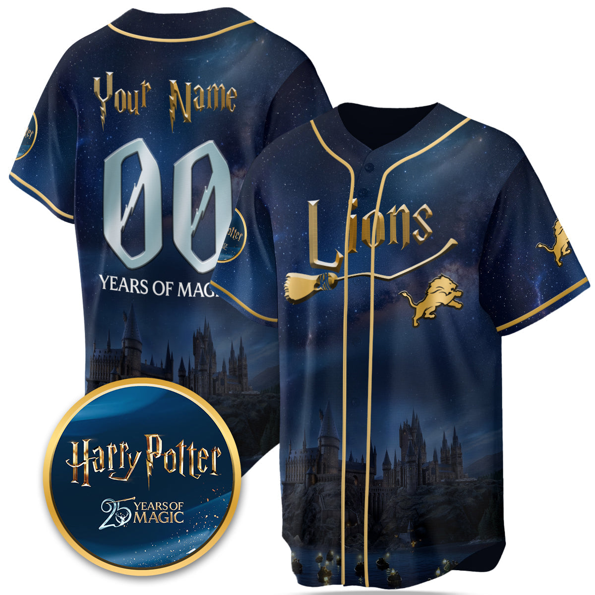 Football Team x HP 25 Years of Magic Limited Edition Custom Jersey - Printed