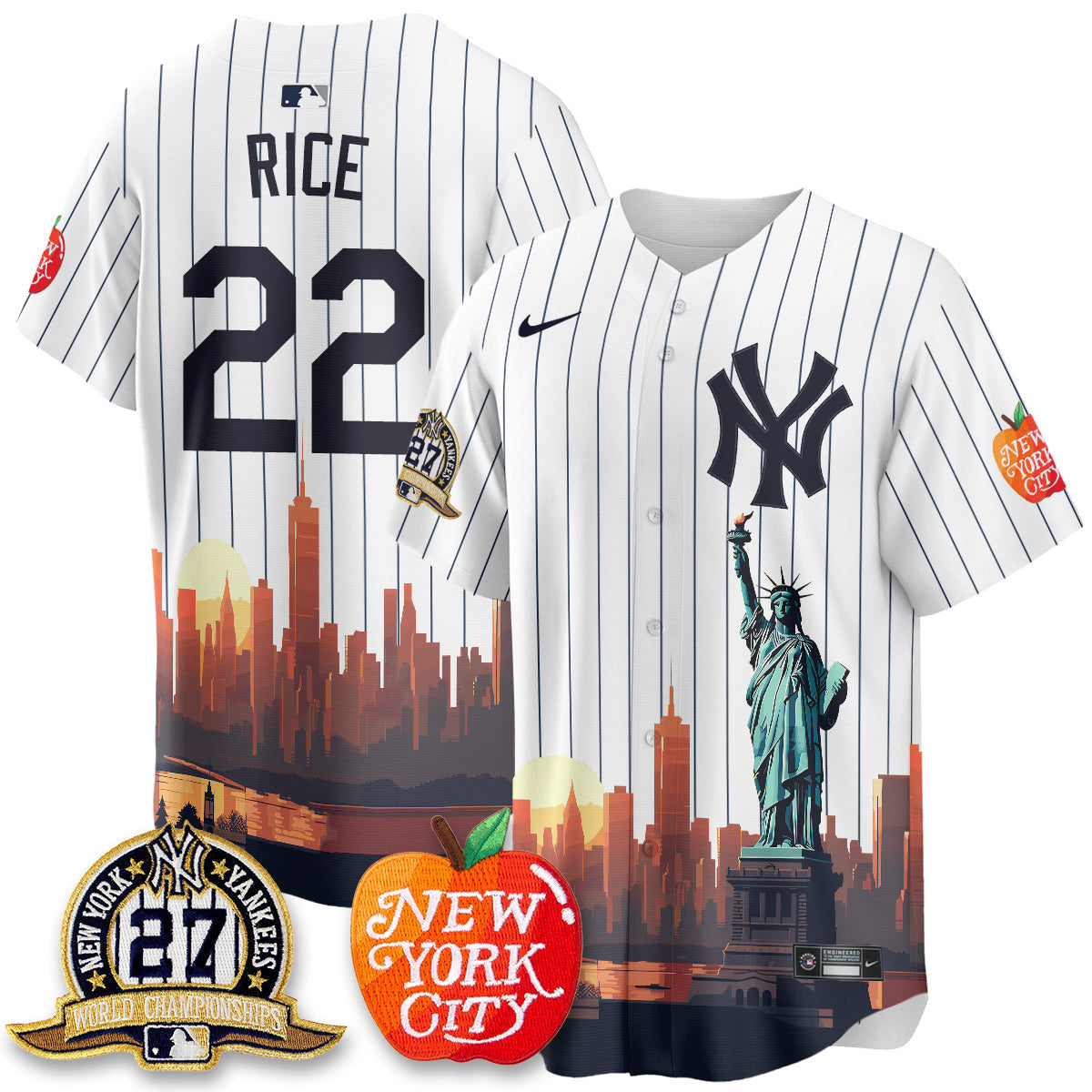 NYY City Edition Vapor Jersey - Stitched