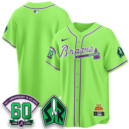 ATL 60th Anniversary Space Ranger Edition Vapor Limited Jersey - Stitched