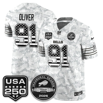 BUF 2026 Salute to Service Edition Vapor Jersey - Stitched