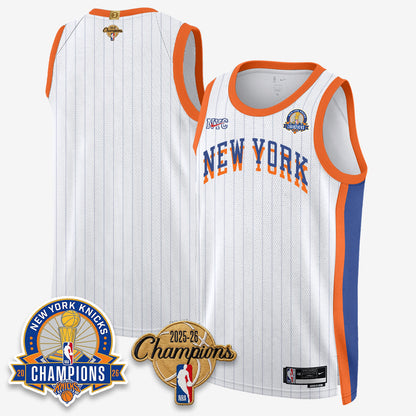 NYK 2026 Basketball Champions Special Edition Vapor Jersey V2- Stitched