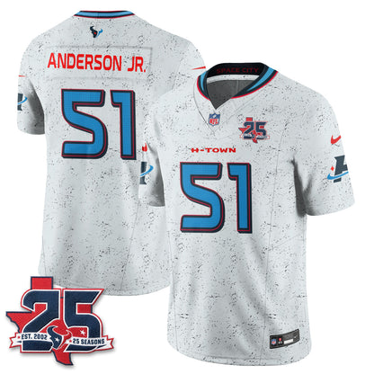 HOU Fangear Edition Vapor Jersey - Stitched