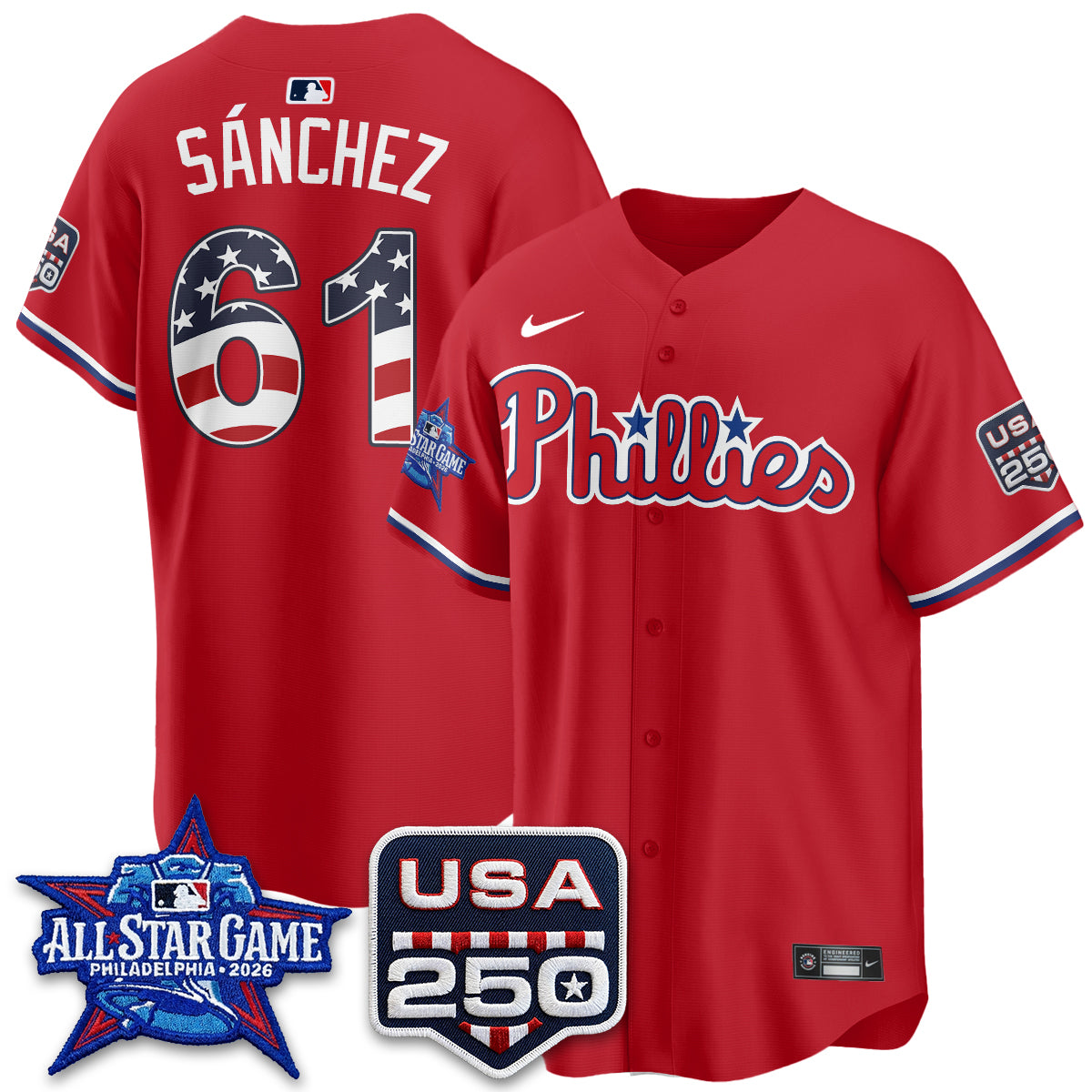 PHI 2026 All Star Edition Vapor Jersey - Stitched