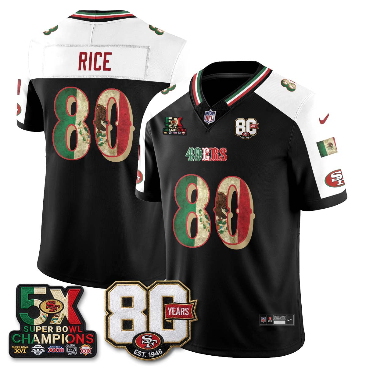 SF Mexican Edition Vapor Jersey - Stitched