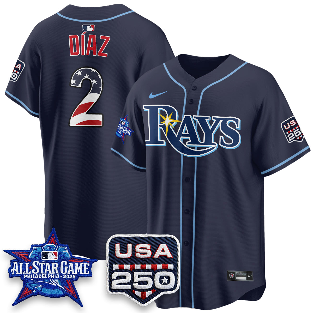 TB 2026 All Star Edition Vapor Jersey - Stitched