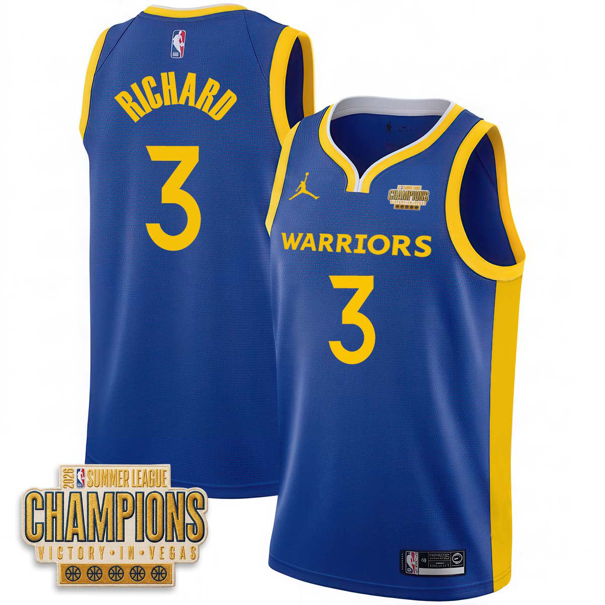 GSW 2026 Summer League Vapor Jersey - Stitched