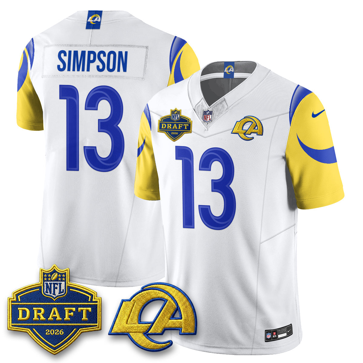 LAR 2026 NFL Draft Jersey - Stitched