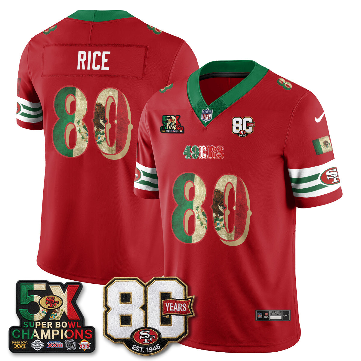 SF Mexican Edition Vapor Jersey - Stitched