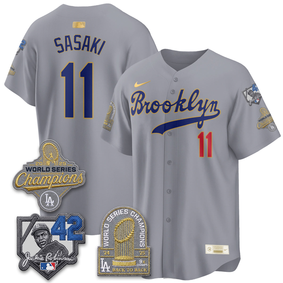 LAD 2026 Brooklyn Jackie Robinson Limited Jersey - Stitched