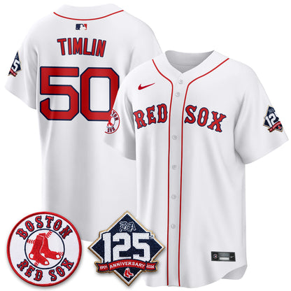 BOS 125th Anniversary Patch Vapor Jersey - Stitched-DTD