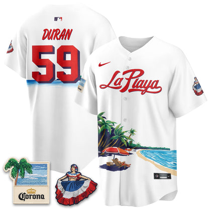 PHI Beach Connect "La Playa" Edition Vapor Jersey- Patch Stitched