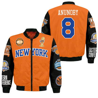 NYK 2026 NBA Finals Champions Limited Edition Bomber Jacket - Printed