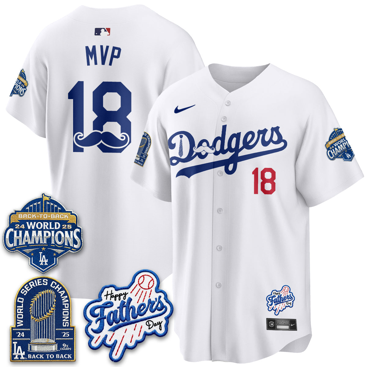 LAD Happy Father's Day 2026 Jersey - Stitched