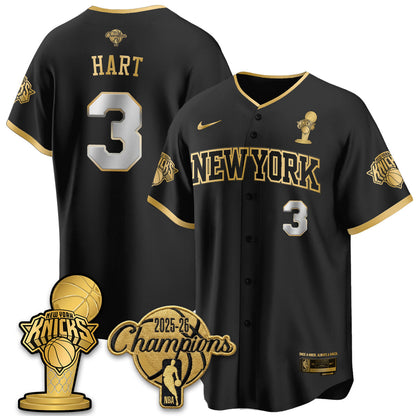 NYK 2026 NBA Champions Vapor Jersey - Stitched