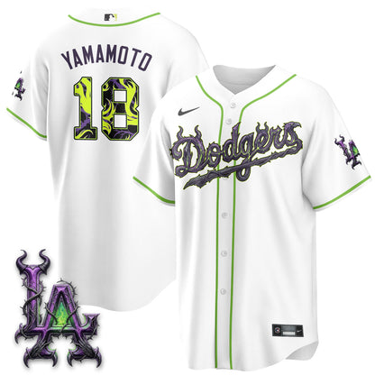 LAD Villains Halloween - Horned Queen Vapor Jersey- Stitched