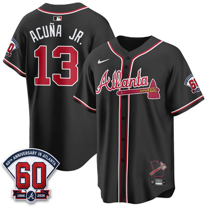 ATL 2026 Black Out Style Vapor Limited Jersey - Stitched