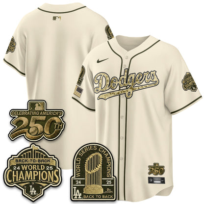 LAD Military Appreciation Game Day Jersey V2 - Stitched
