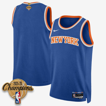 NYK 2026 Basketball Champions Vapor Jersey V2- Stitched