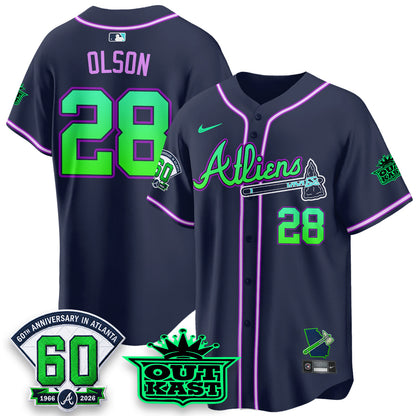 ATL x Atliens Cool Base Galaxy Version Jersey - Stitched-NQD