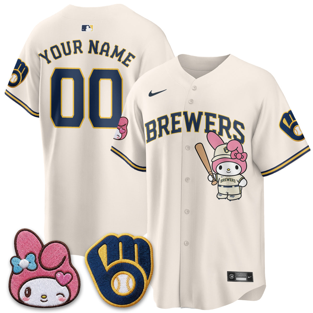 MIL x Pink Sanrio Friend Edition Vapor Custom Jersey - Stitched