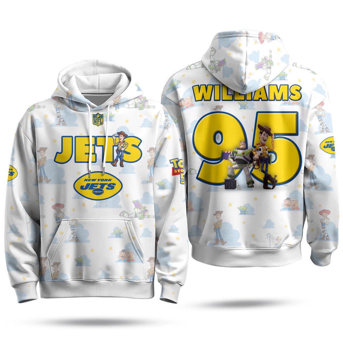 NYJ x Infinity & Beyond Hero Edition Pullover Hoodie - Printed