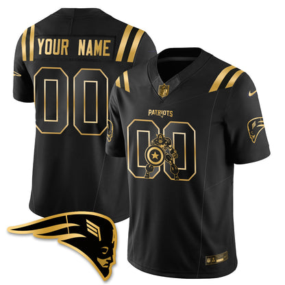 NE x Vibranium Shield Edition Vapor Custom Jersey - Stitched