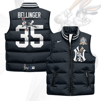NYY Edition Unisex Puffer Vest - Printed