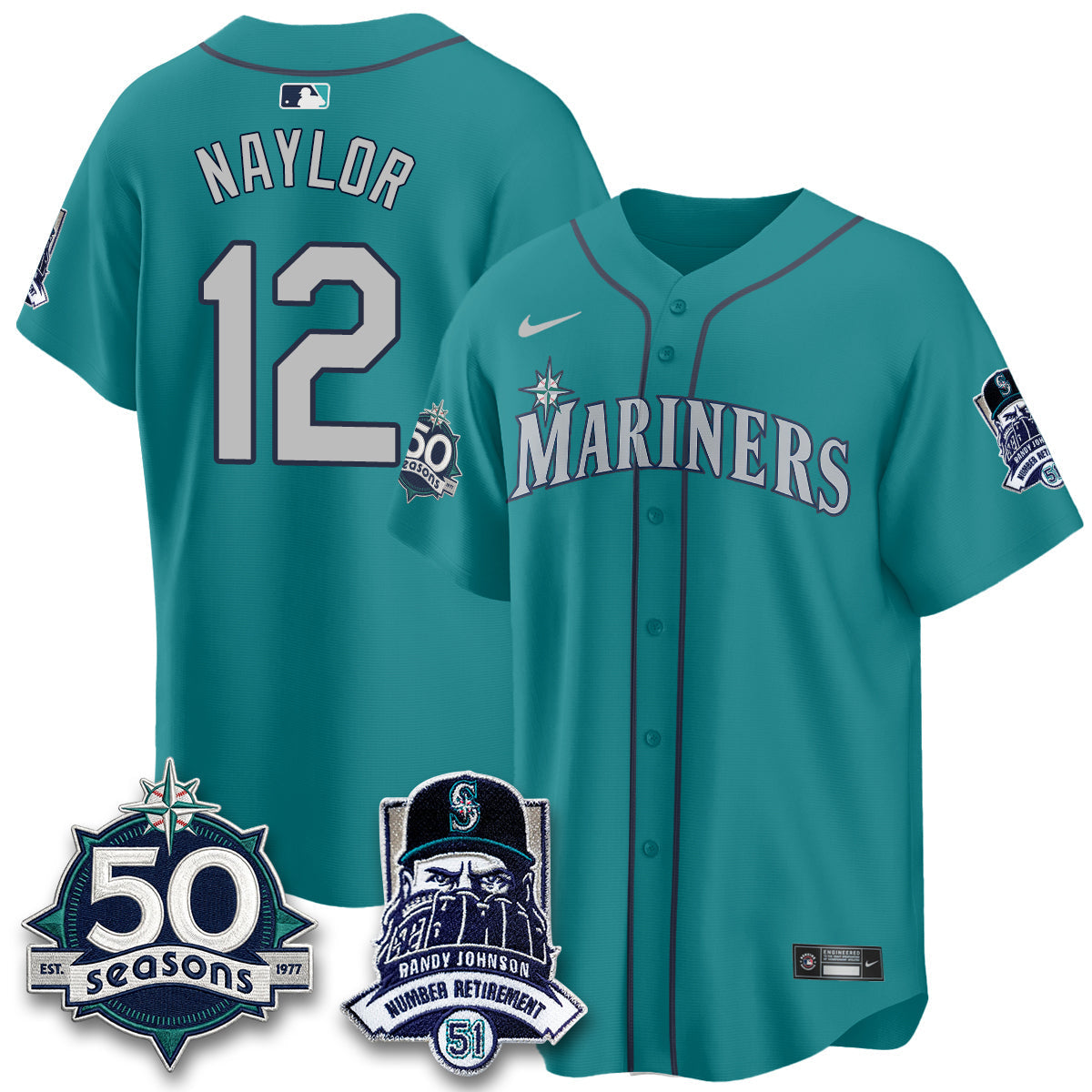SEA Randy Johnson Vapor Limited Jersey V2- Stitched