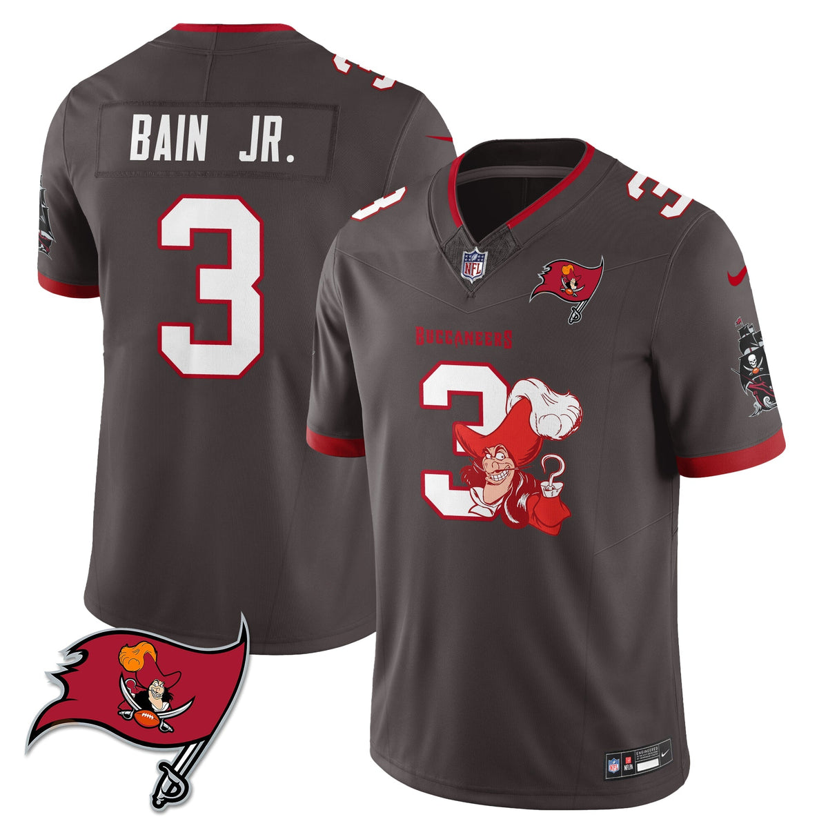TB x Red Coat Captain Edition Vapor Jersey - Stitched