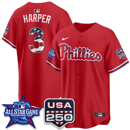 PHI 2026 All Star Edition Vapor Jersey - Stitched