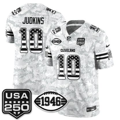 CLE 2026 Salute to Service Vapor Jersey - Stitched