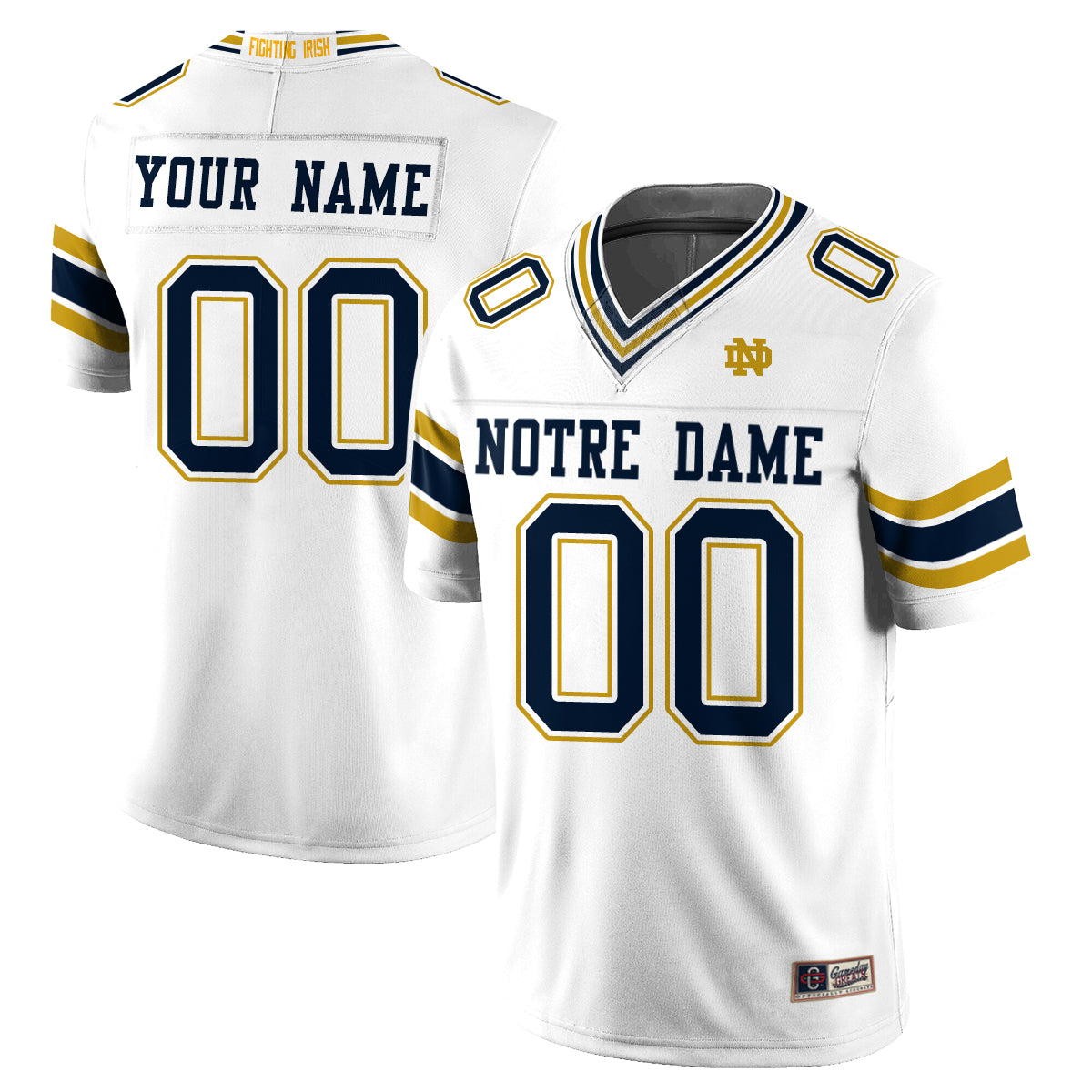 ND 2026 Shamrock Series Football Vapor Custom Jersey - Stitched