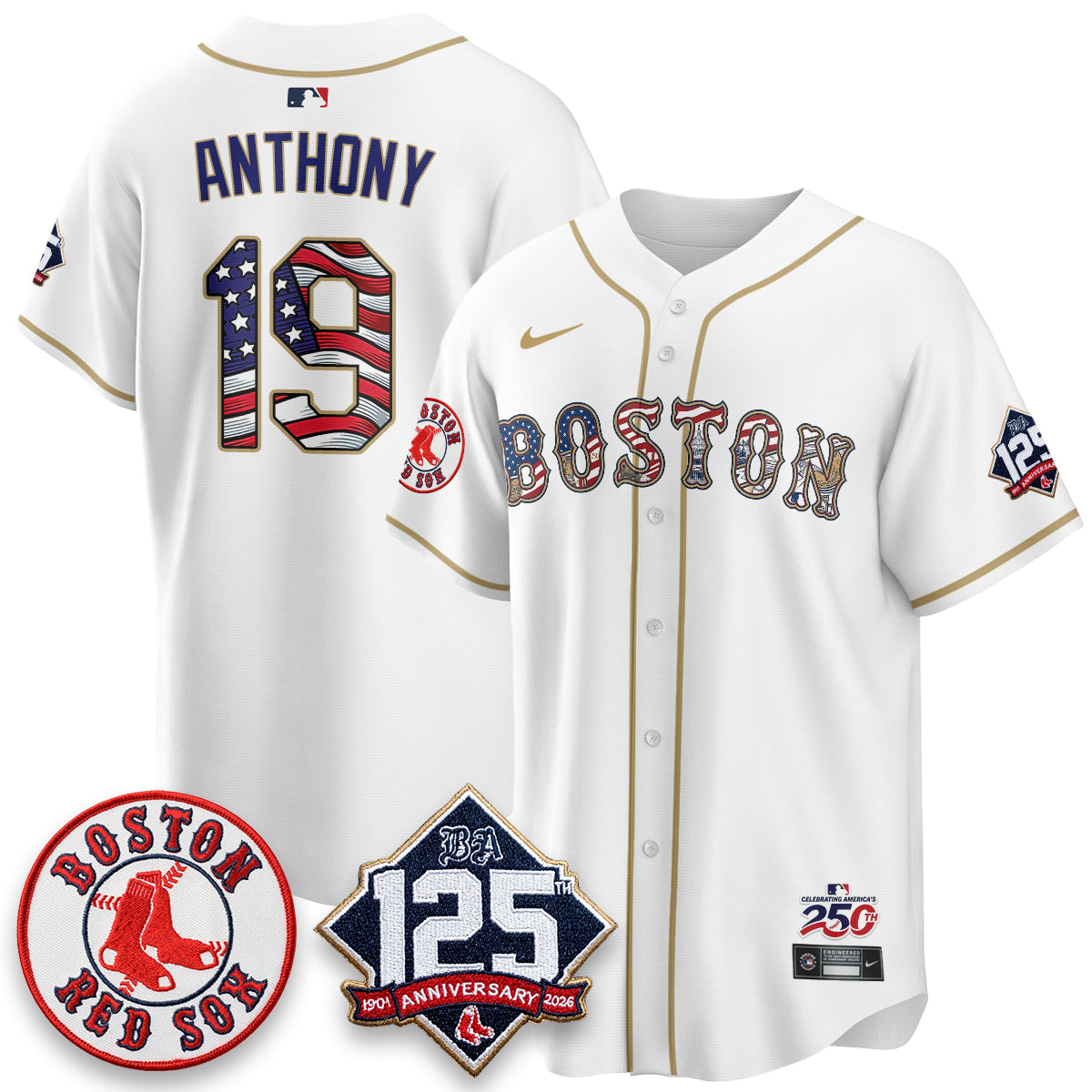 BOS 2026 Independence Day USA Vapor Limited Jersey - Stitched-DTD