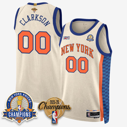 NYK 2026 Basketball Champions Special Edition Vapor Jersey V2- Stitched