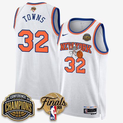 NYK 2026 NBA Eastern Conference Champions x Looney Tunes Vapor Jersey V2- Stitched