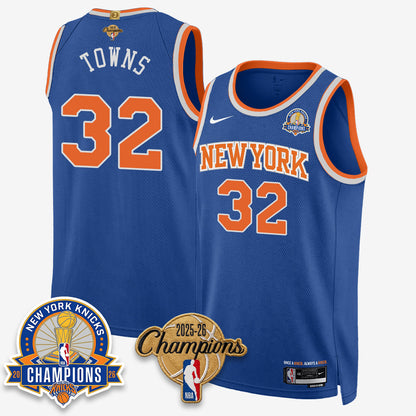 NYK 2026 Basketball Champions Special Edition Vapor Jersey V2- Stitched