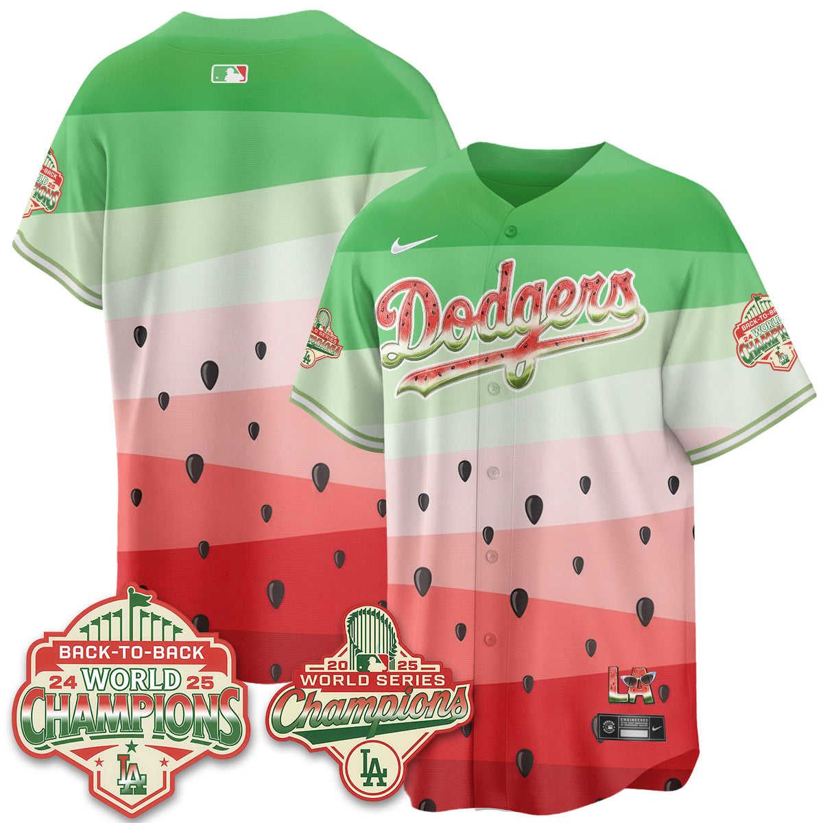 LAD National Watermelon Day Vapor Jersey - Stitched
