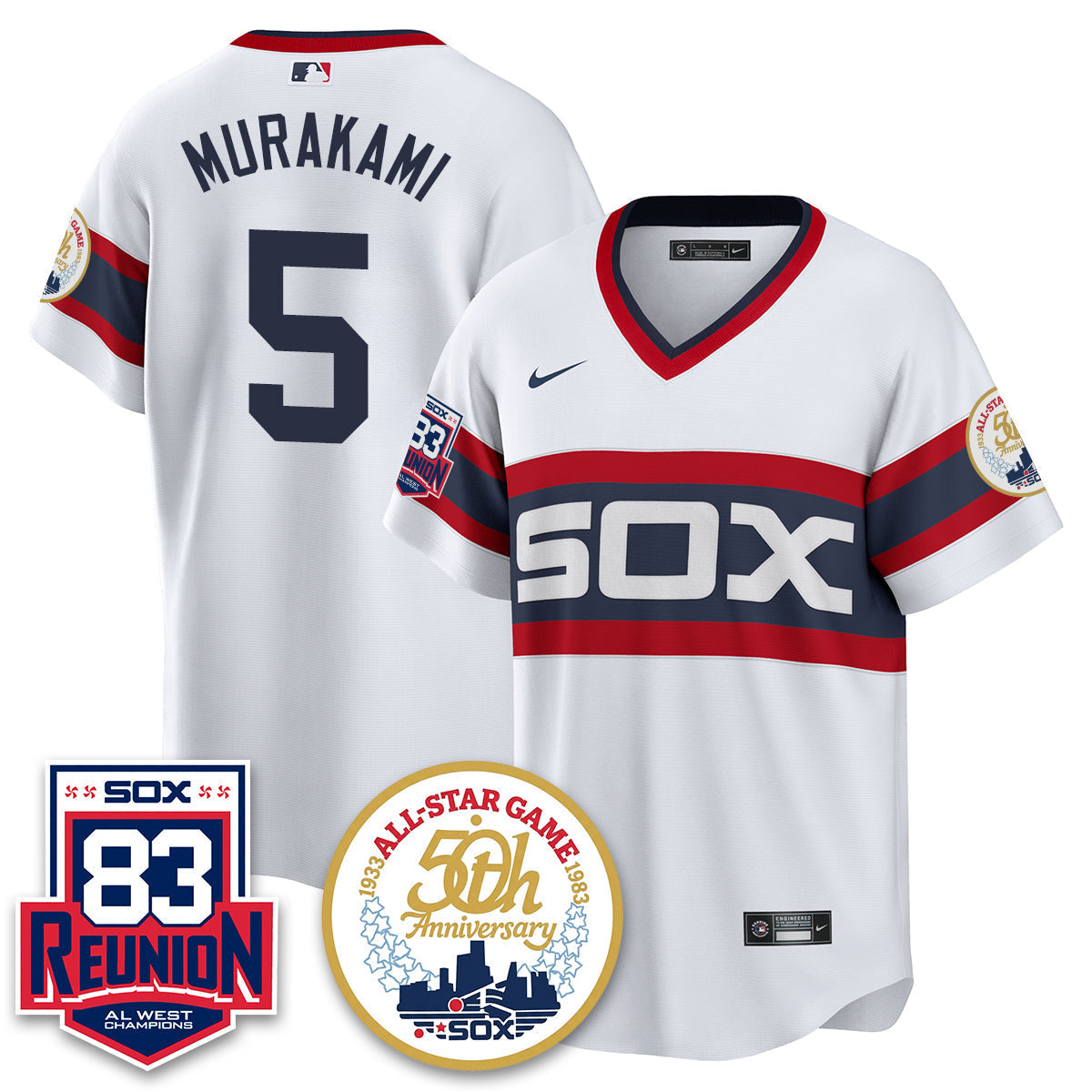 CWS Reunion All West Champions Vapor Jersey - Stitched - DTD