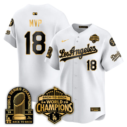 LAD Alternate Vapor Limited Jersey - 9x Champs - Stitched