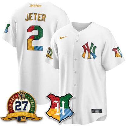 NYY x "The Lightning Bolt Wizard" Edition Vapor Jersey- Stitched